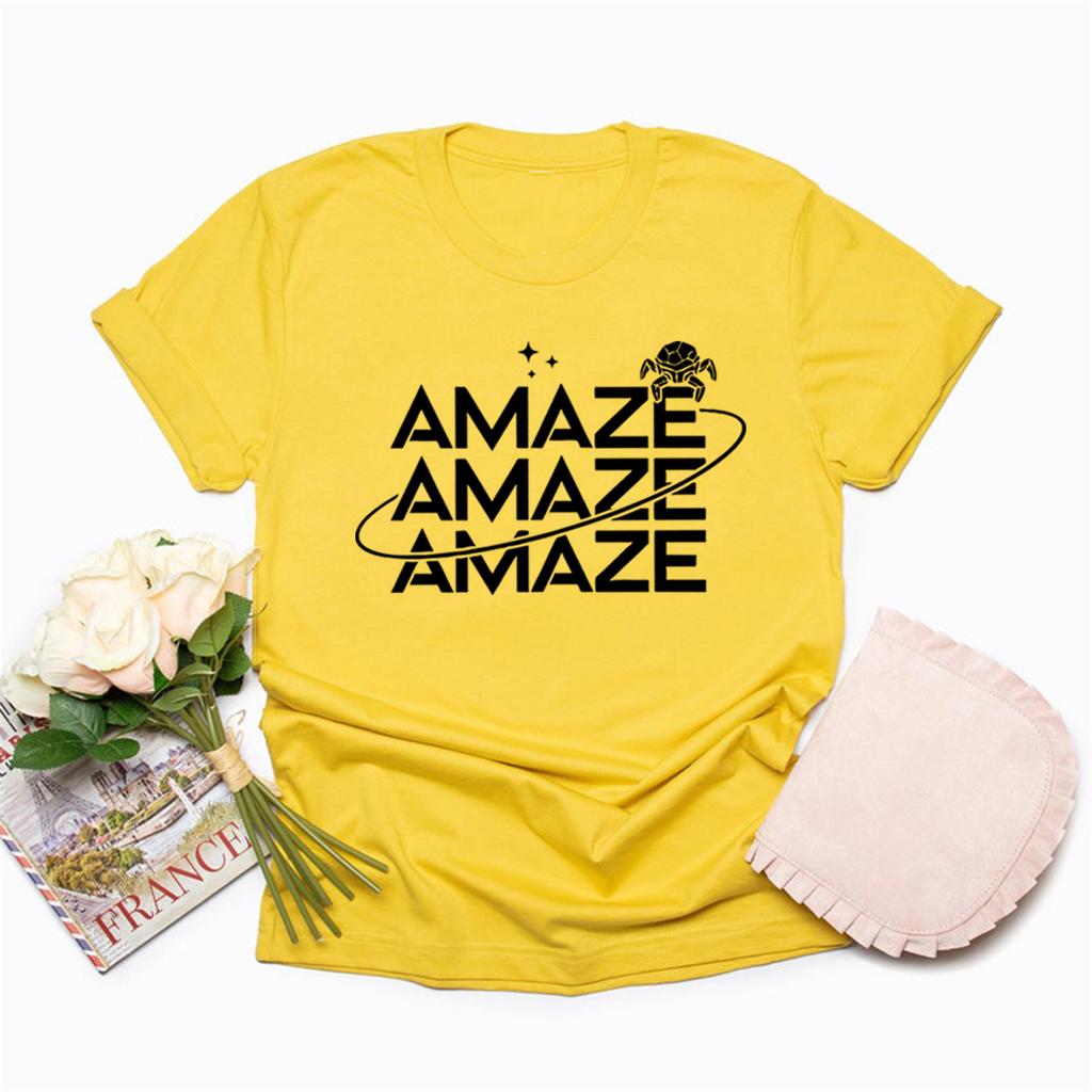Amaze Unisex T-Shirt Project Hail Mary Rocky Inspired Sci Fi Shirt Short Sleeve Graphic T Shirts Funny Space Quote Tshirt Tops