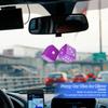 Car Decoration, Rear Mirror, Dice, Hanging Decoration, 3D Dice Car Accessory, Fuzzy Dice, Car,