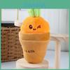 Cartoon Potted Carrot Stuffed Toy Plush Keyring With Soft Material For Bag Decor