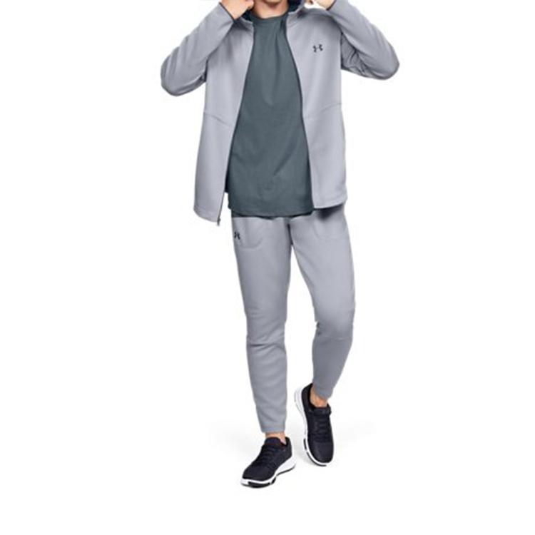 Under Armour Warm-Up Training Hoodie Jacket Men Tops Grey 1345259-011