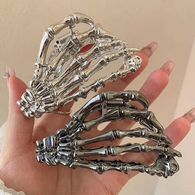 Ghost Metal Hand Grip Hair Clip Fashion Simple Claw Clip French Gift Headdress