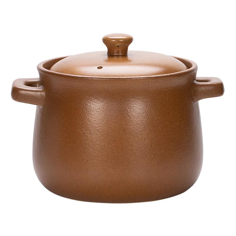 Unglazed Ceramic Stew Pot