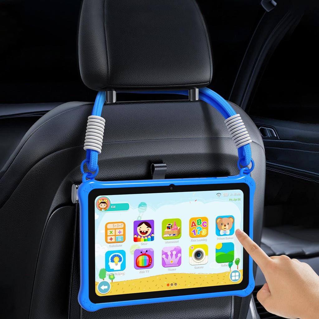 PRITOM YouTube Kids Google Kids Space Time Lightweight GMS 32GB Perfect for or Graduations Kids' Tablet, 7-inch, & Compatible, Limits, Drop-Resistant,