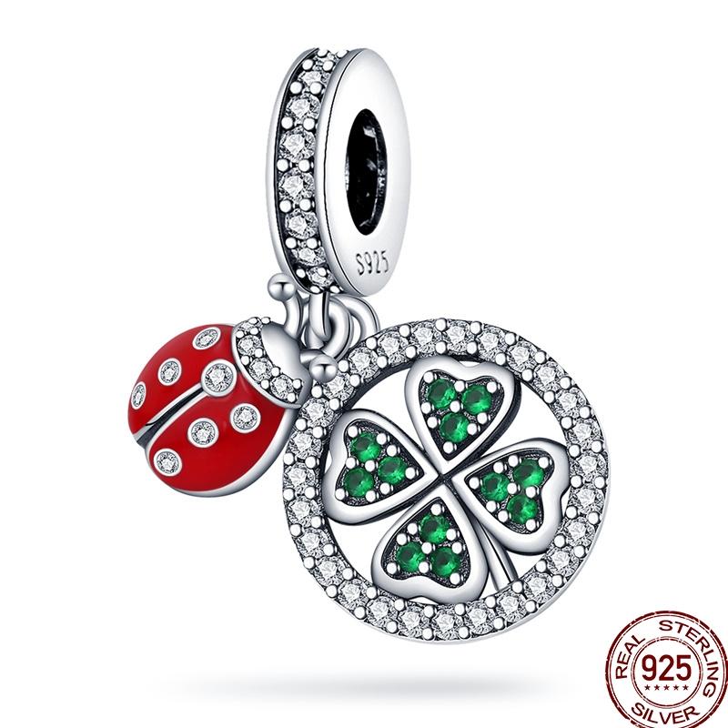 Original Copper Charm Beads Luminous Firefly Tarot Card Perfume Butterfly Bead For Women Diy Bracelet Charm Jewelry