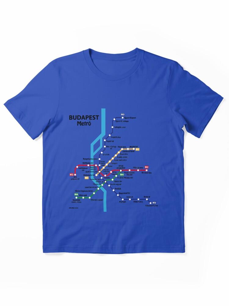 Metro BUDAPEST metro network Essential Unisex T-Shirt