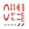 Metal Steering Cup Upper Lower Swing Arm Seat Steering Slider Turning Block for WPL D12 D42 RC Car Spare Parts Upgrade