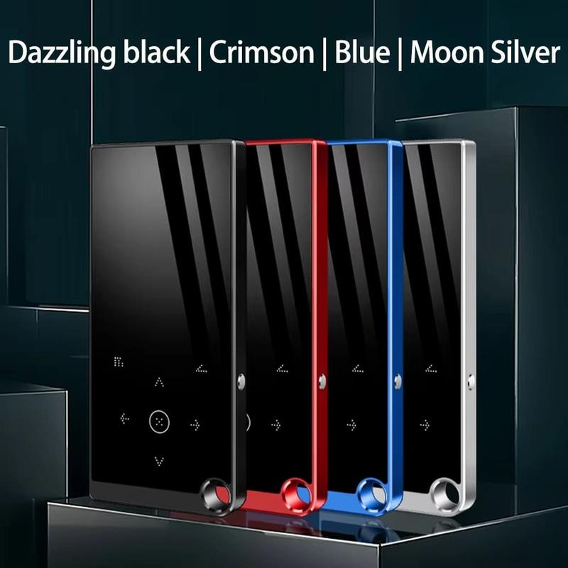 Bluetooth 5.0 Lossless MP3 Music Player HiFi Portable Audio Walkman com FM/eBook/gravador/MP4 Video Player Tela de 2,4 polegadas