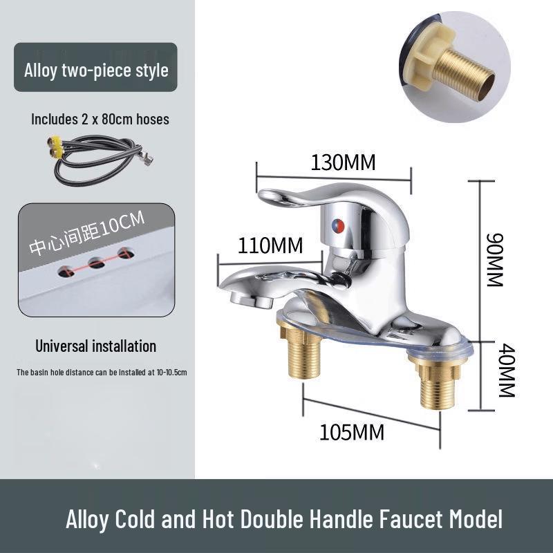 Handun Stainless Steel Rotating Hot & Cold Mixer Faucet