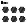 6/12pcs 3D Mirror Wall Stickers Hexagon Shape Acrylic Removable Wall Sticker Decal DIY Home Decoration Art Mirror Ornaments