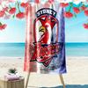 Sydney Roosters Legacy Print Beach Towel, Large Soft Quick Dry Towel for Beach Camping Swimming