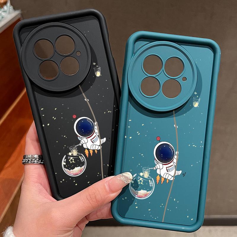 Star Astronaut Pattern Anti-Fall TPU Soft Case For OnePlus 13 12 13R 13T 12R ACE 5 3 2 11R Lens Protection Silicone Shockproof Matte Phone Cover