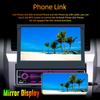 7 Zoll HD Wireless Android Auto CarPlay 1Din Video Multimedia Android MP5 Player Versenkbarer Bildschirm Spiegel Link Auto BT/FM/USB/AUX
