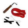 Piano Tuner Tuning Kit for w/ Rubber Mutes Tuning Wrench Set 8PCS for Professional Sparetime Hobbyist DIY Piano Tuning T