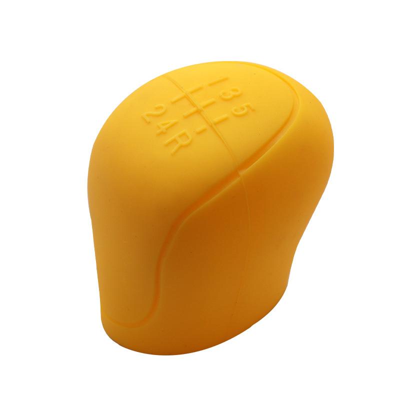 Car Silicone Gear Shift Knob Cover Universal Silicone Gear Cover Non-slip Handbrake Protective Covers Car Interior Accessories