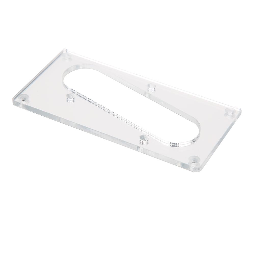 Pickup Frame Acrylic Single Coil Humbucker Frame for Guitar Bass Musical InstrumentSilver