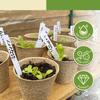 Plant Labels With Pen, Plastic Plant Tags For Outdoor Seedlings Vegetable Garden Signs Markers Label Stakes ()Containing 5ml Of Liquid