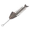 Fishbone Wind Chimes Relaxation Sound Beautiful Melody Iron Hanging Ornament for Home Decoration