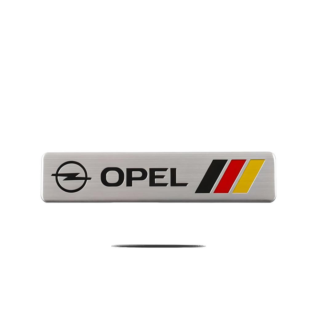 Aluminum car badge stickers can be freely pasted on the car body For Opel Insignia Astra Antara Meriva Zafira H G Corsa