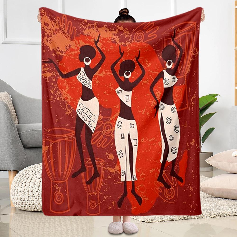 African Style Blanket Ultra-Soft Suitable for Bedding Office Chair Chair Four Seasons Universal Modern Style Gifts For Family Or Friends