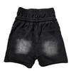 Double Waist Splicing Y2K Street Hip-hop Loose Sports Shorts