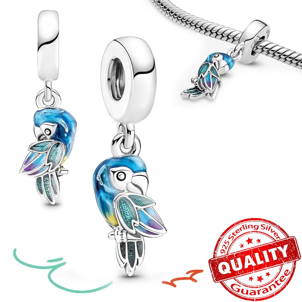 Copper Starfish Beads & Butterfly & Dragonfly Dangle Charm Fit Snake Bracelet Boutique Necklace Blue Pendant Gift