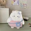 Schoolbag1011 Cute Cat Cute Face Large Capacity Casual Backpack New Trend Japanese Soft Girl New Travel Backpack