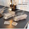 Makeup Bathroom Storage Multifunctional Cosmetic Egg Holder Box With Dustproof Lid -Makeup Brush Lipstick Organizer Vanity Desk