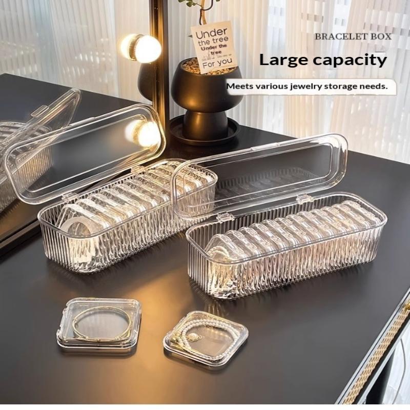 Makeup Bathroom Storage Multifunctional Cosmetic Egg Holder Box With Dustproof Lid -Makeup Brush Lipstick Organizer Vanity Desk
