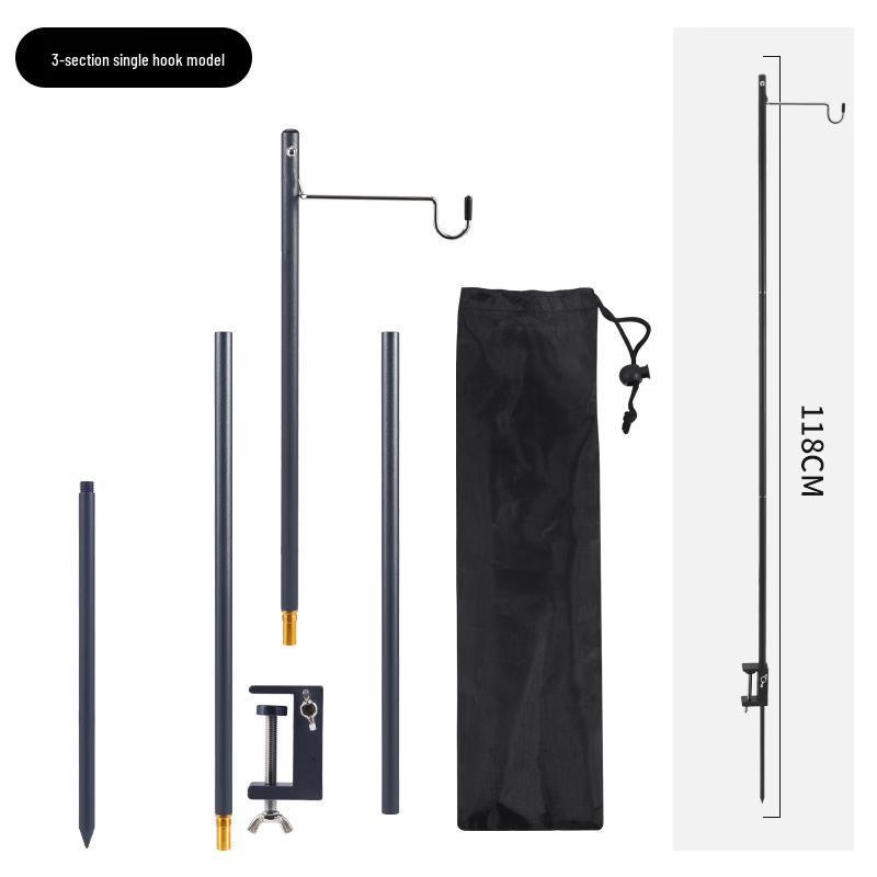 Black Scorpion Outdoor Folding Camping Lamp Stand