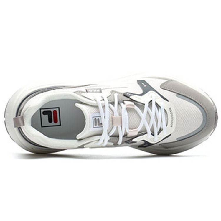 FILA Fabric Synthetic Leather Casual Versatile Low-Top Dad Shoes Women sneaker Pink Gray F12W216119FPP