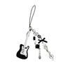 Aesthetic Music Guitar Keychain Cuteness Keyrings Hanging Pendant Suitable for Girls and Women Music Lovers Present