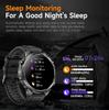 SACOSDING Smart Watch Men Outdoor Sports GPS Positioning Flashlight Altitude Air Pressure BT Calling Health Monitoring Smartwatch