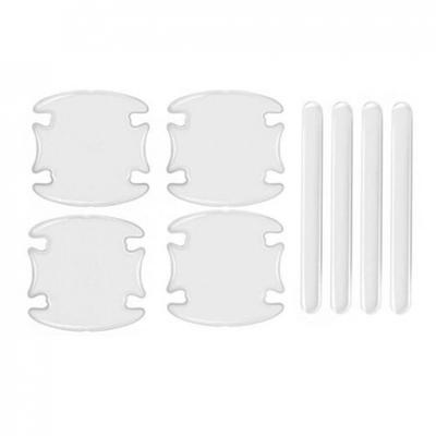 8Pcs Car Door Handle Bowl Sticker Protector Anti Scratch Covers Trims