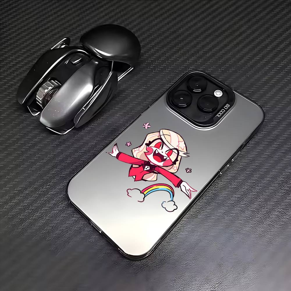 H-Hazbin H-Hotel Charlie Morningstar Phone Case For iPhone 17,16,15,14,13,12,11 Plus,Pro Max,Colored Silver Phone Case iPhoneXSMAX