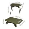 UltralightDual Purpose Table Outdoor Camping Portable Table Folding ABS Desktop And Aluminum Stand