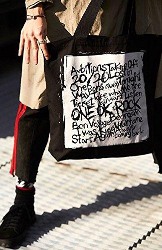 ONE OK ROCK 2017 "Ambitions" JAPAN TOUR Official Merchandise Tote Bag (BLACK)