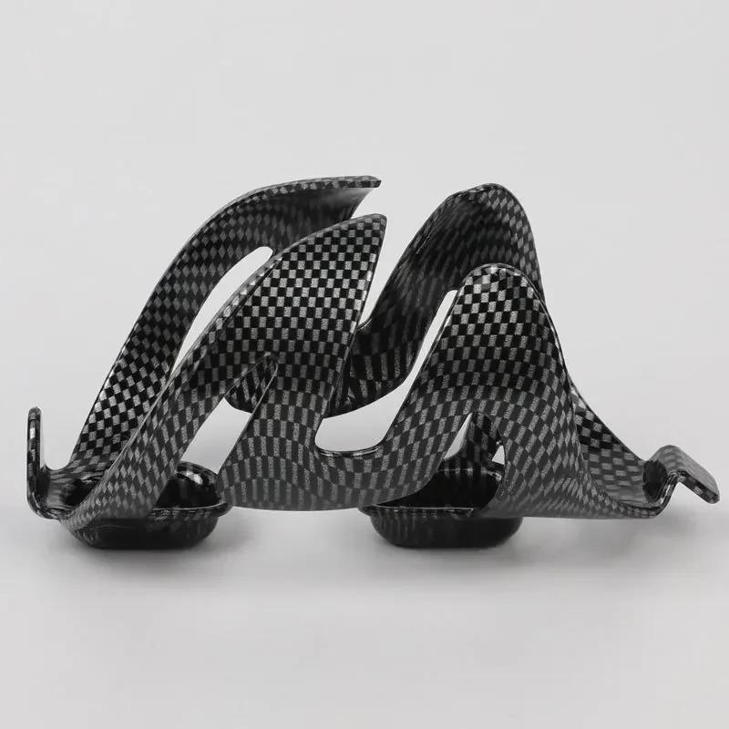 1/2PCS High Toughness PC Bottle Cage Carbon Fiber Pattern Ultralight Matte Mount Durable Rack Road MTB Cycling Accessories