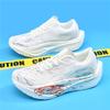 . Sports Running Youth Summer Breathable Professional Carbon Board Racing Shock Absorption Sneakers