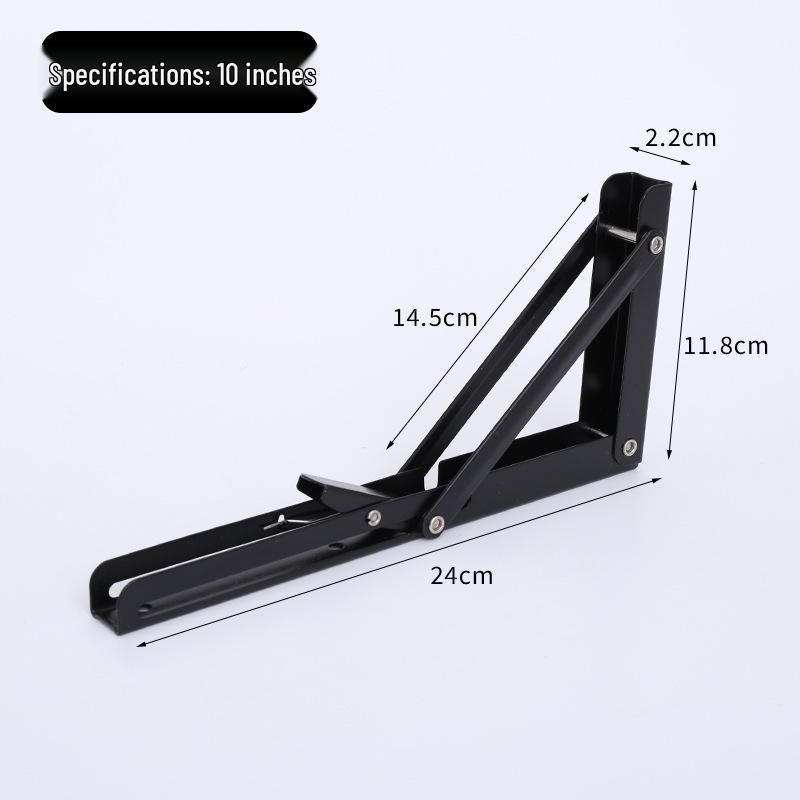 Stainless Steel Folding Triangular Wall Shelf Support Bracket