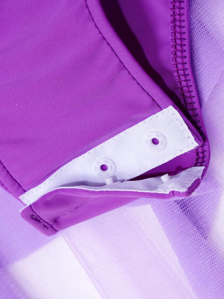 Jenter Ermeløs Kunstløp Kjole Rhinestone Gymnastikkdrakt Konkurransedrakt Skøytekjole