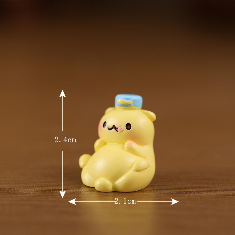 Kleine dekorative Harzaccessoires für Mikro-Szenen aus dem Katzenalltag