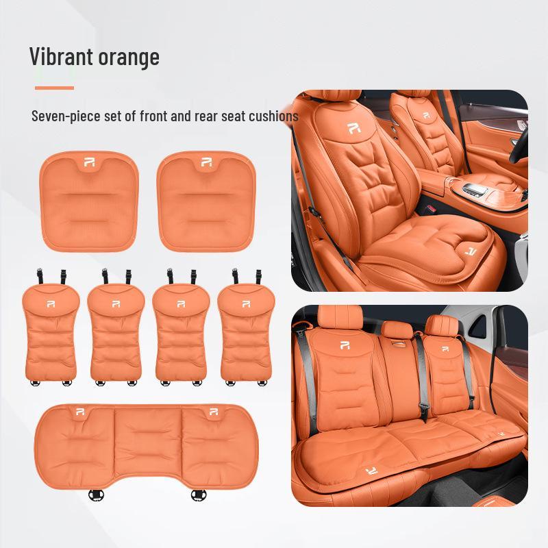 Feifan Car Seat Cushion F7/R7/RC7/ER6/MARVEL R: All-Season Ventilated, Breathable, Stain-Resistant Leather.