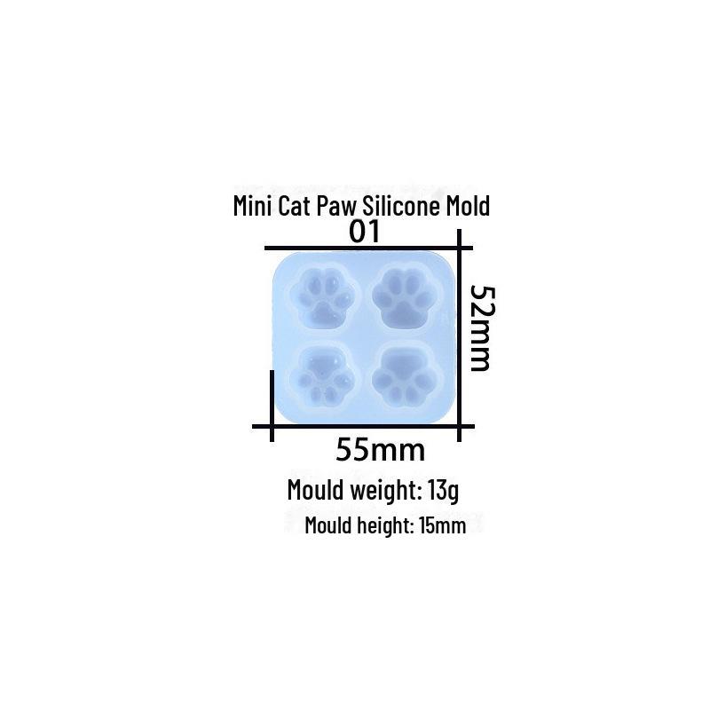 DIY Pazur kota silikonowa forma do robienia kolczyków i breloków