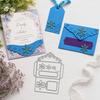 Lace Envelope Die for Scrapbooking, Flower Envelope Metal Cutting Dies, Card Making Die Cut for Decoupage Gift DIY Birthday Card Paper Craft Supplies