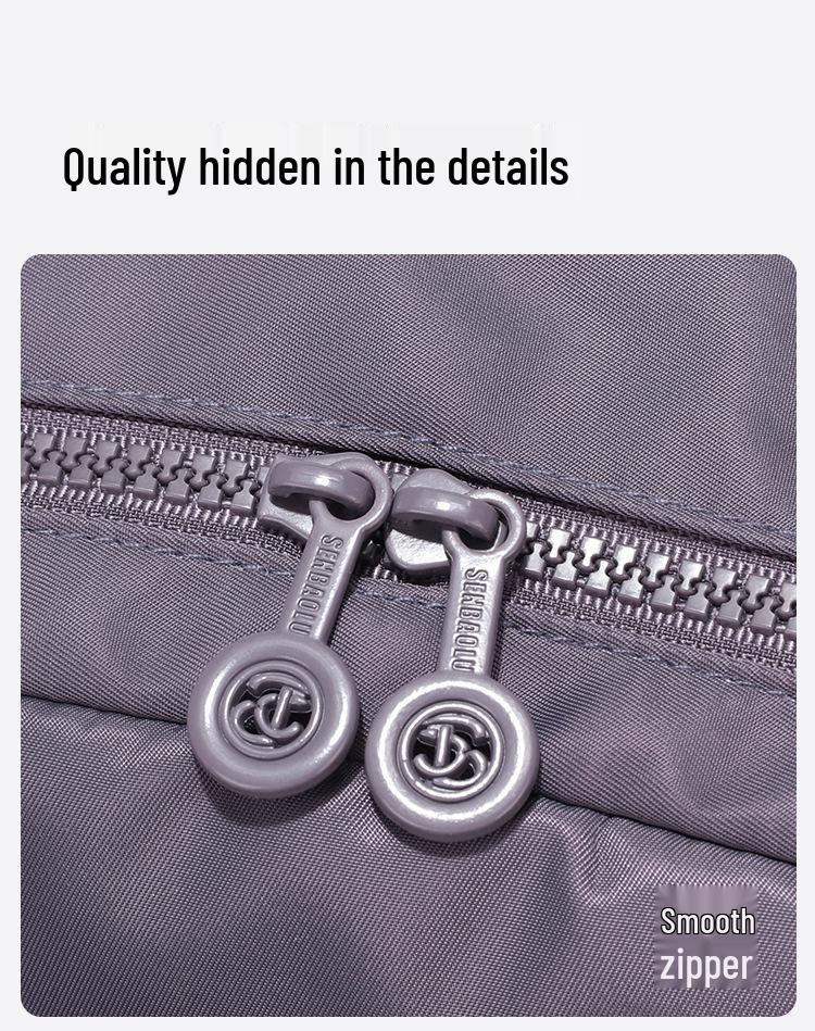 Zaino in Nylon da Donna Leggero e Idrorepellente - Grande Capacità per Viaggi e Uso Versatile.