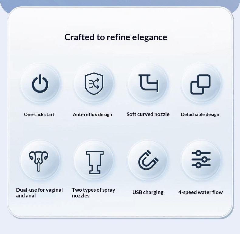 Přenosný elektrický bidet 2025: Osobní hygienická myčka pro muže, ženy, poporodní péči, hemoroidy a miminka.