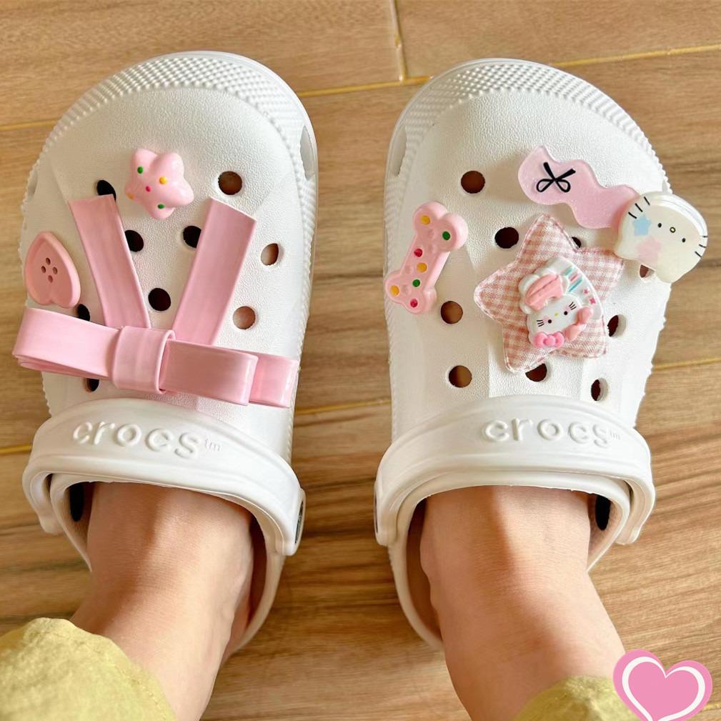 Hello Kitty Crocs Cute Cartoon Shoe Charms: DIY Detachable Decorations