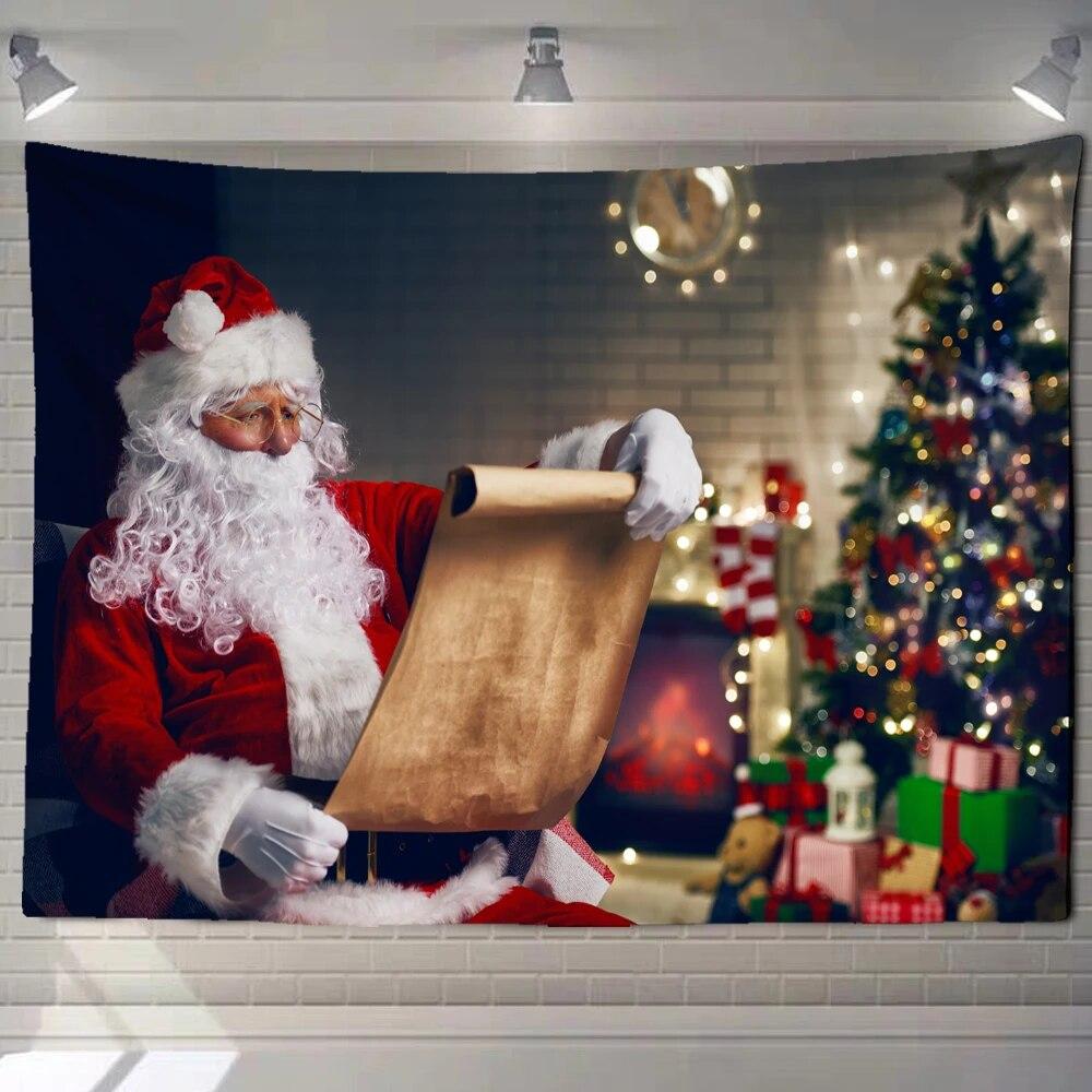 Рождественский гобелен с котом — фото 3