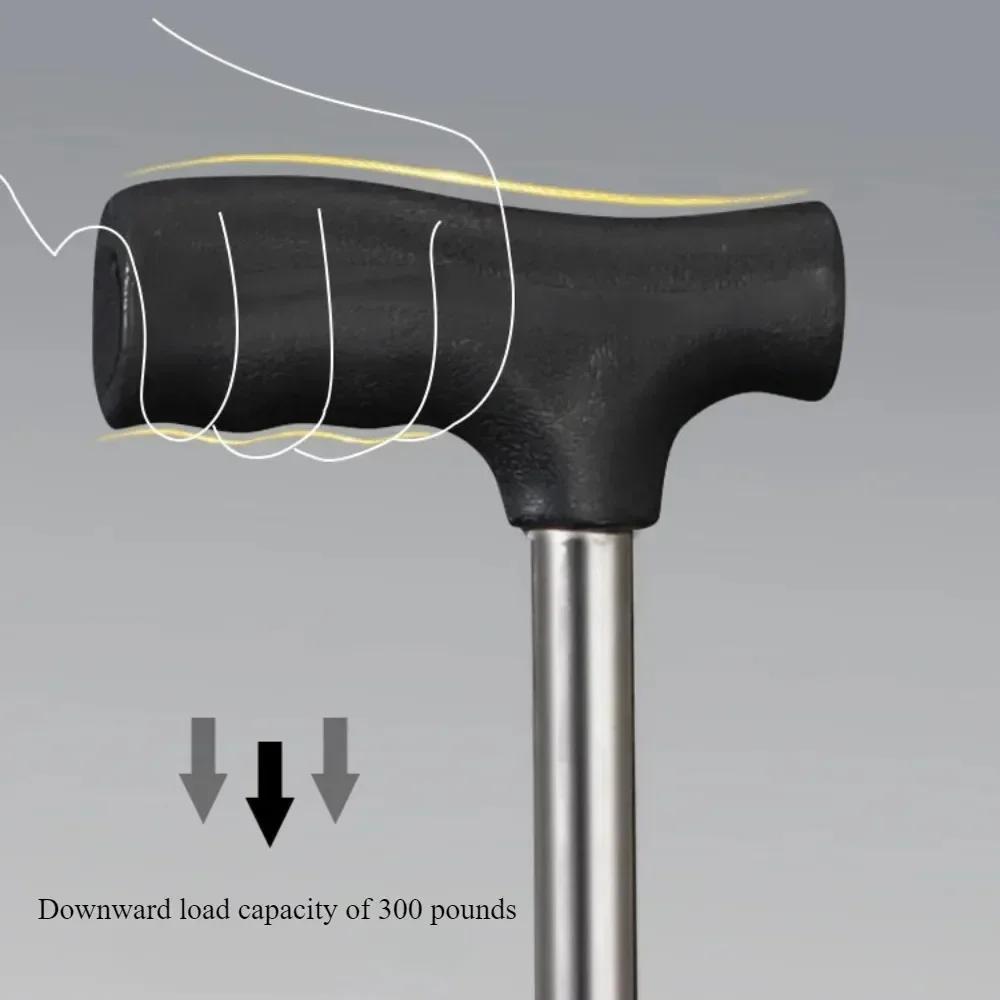 Foldable Outdoor Chair Portable Elderly Cane Travel Accessories Lightweight Stool Multifunctional and Simple Cane Foldable Chair