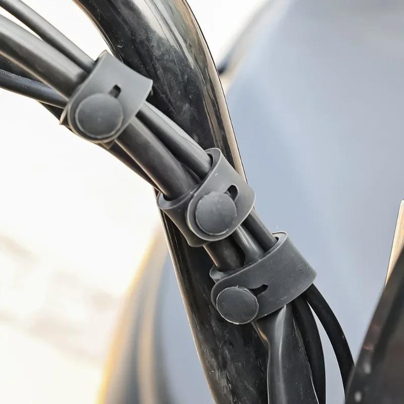 Motorcykel Gummi Tråd Buntband Universell Motorcykel Gummi Ram Fästkabel Kabelstam för Bmw R 1250 Gs Adventure Hornet